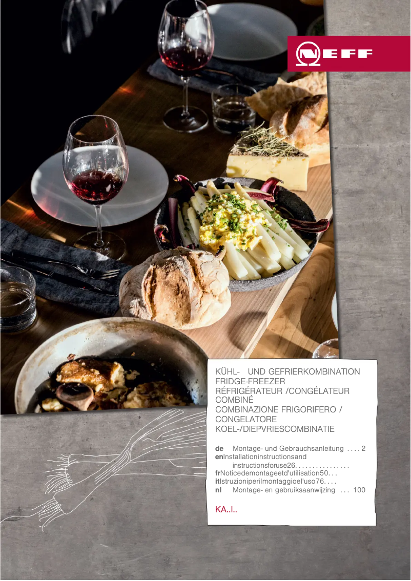 Imagen de la primera página del manual del dispositivo KA3923IE0