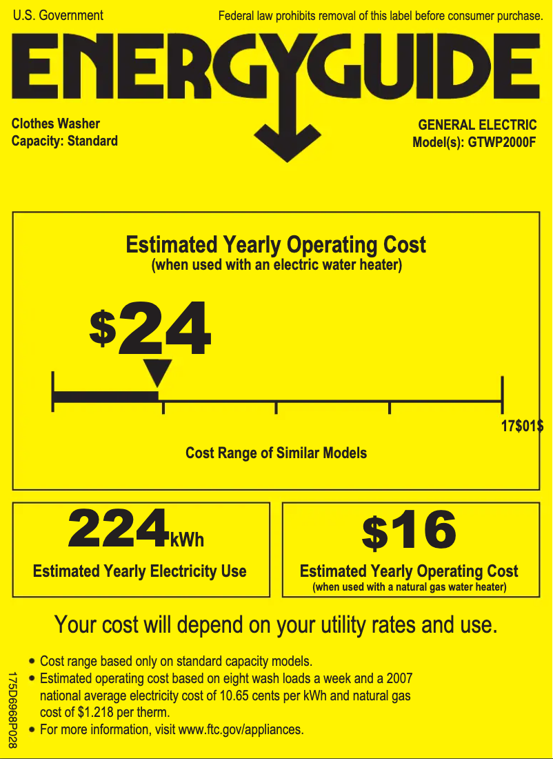 Imagen de la primera página del manual del dispositivo GTWP2000FWW