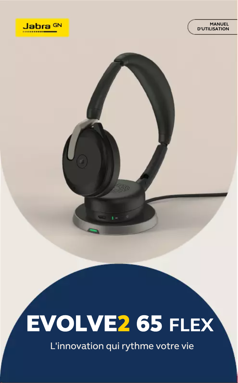 Página nº 1 - Manual de usuario Jabra Evolve2 65 Flex
