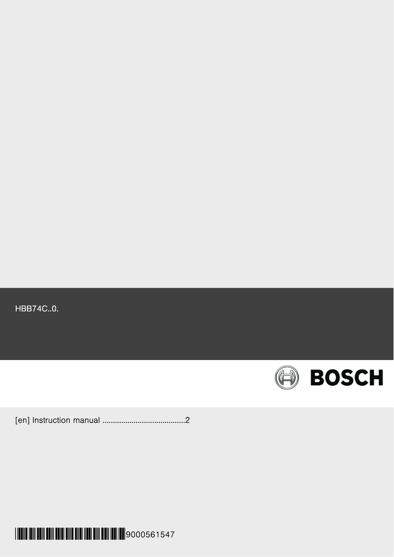 Página nº 1 - Manual de usuario Bosch HBB74C450E