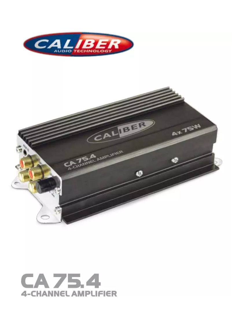 Imagen de la primera página del manual del dispositivo CA75.4