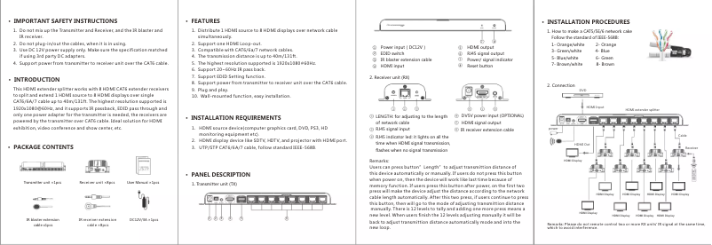 Página nº 1 - Manual de usuario Epcom TT718PRO