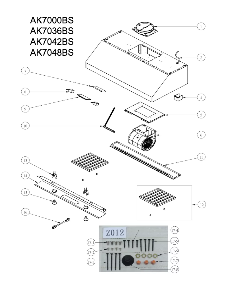 Imagen de la primera página del manual del dispositivo AK7048BS