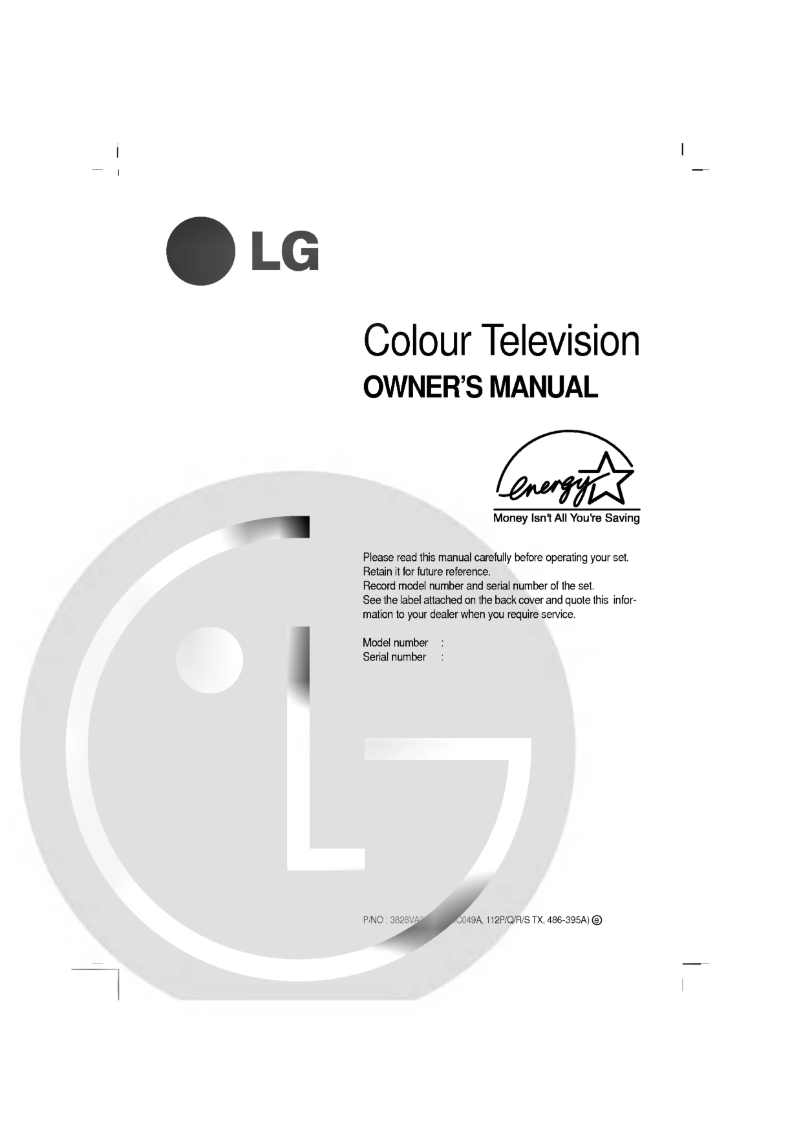 Página 1 del manual Manual de usuario LG RT-29FD16RX