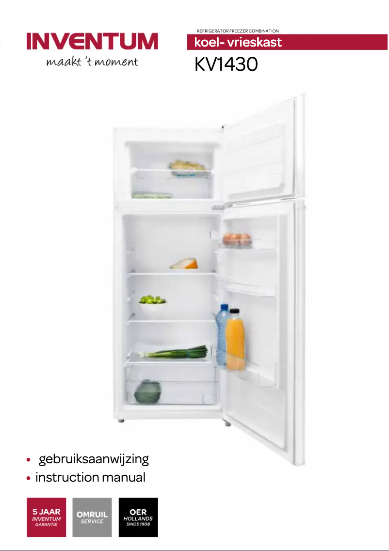 Imagen de la primera página del manual del dispositivo KV1430