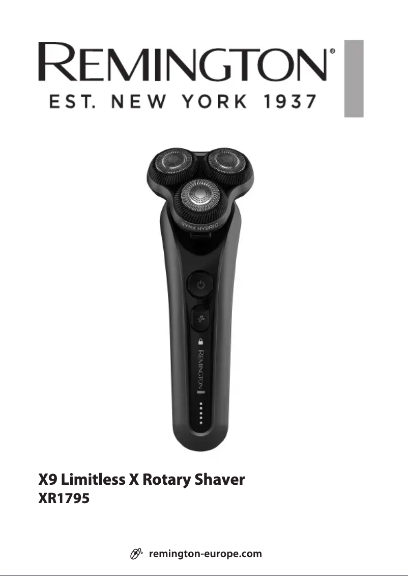 Página 1 del manual Manual de usuario Remington X9 Limitless X XR1795
