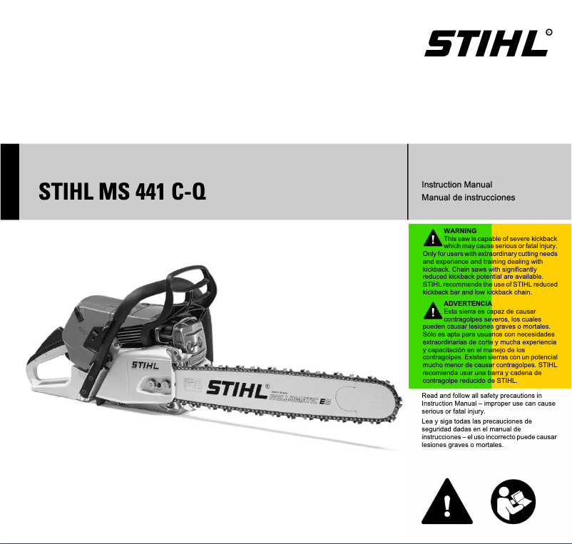 Página 1 del manual Manual de usuario Stihl MS 441 C-Q