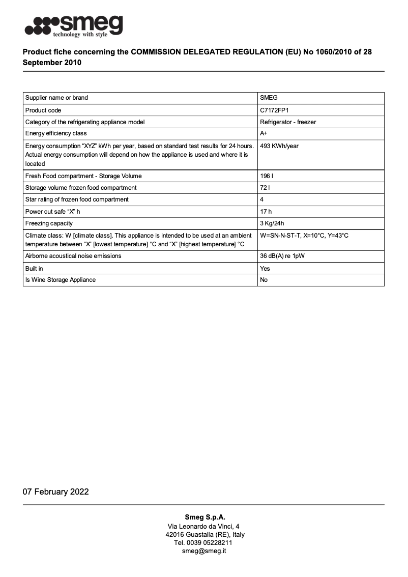 Imagen de la primera página del manual del dispositivo C7172FP1