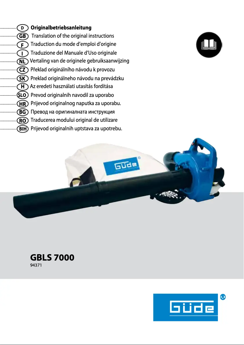 Página 1 del manual Manual de usuario Güde GBLS 7000