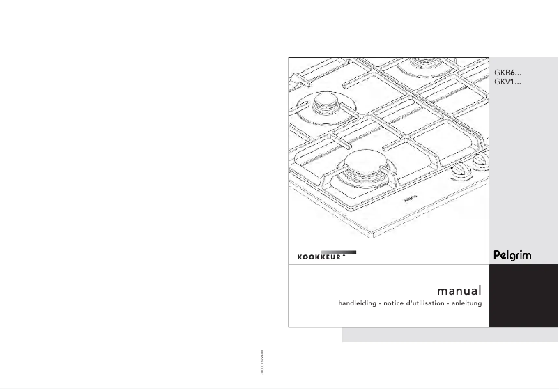 Imagen de la primera página del manual del dispositivo GKV133RVS