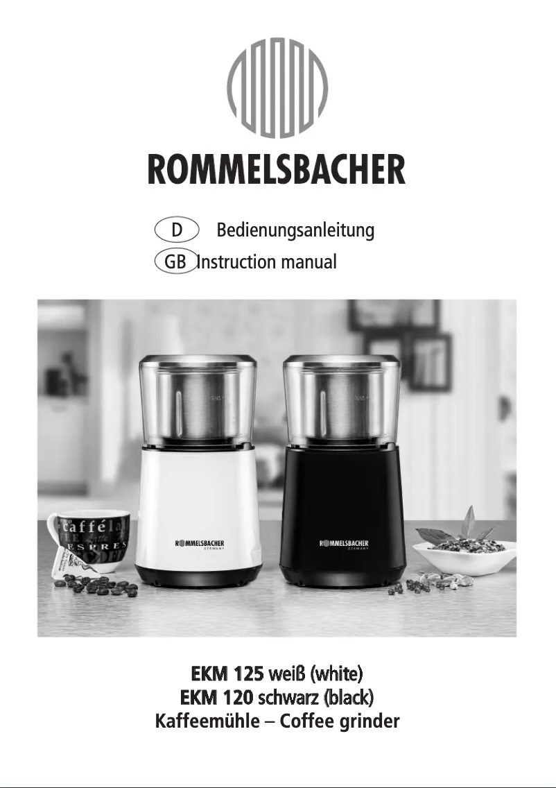 Imagen de la primera página del manual del dispositivo EKM 120