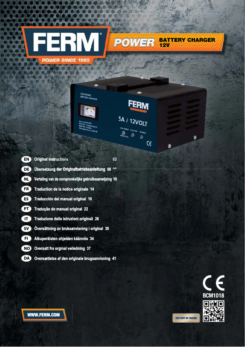 Imagen de la primera página del manual del dispositivo BCM1018