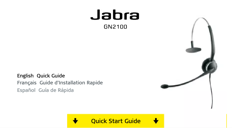 Página nº 1 - Manual de usuario Jabra GN 2110-ST