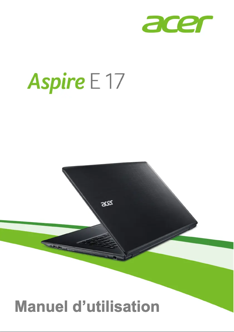 Página nº 1 - Manual de usuario Acer Aspire E17 E5-723