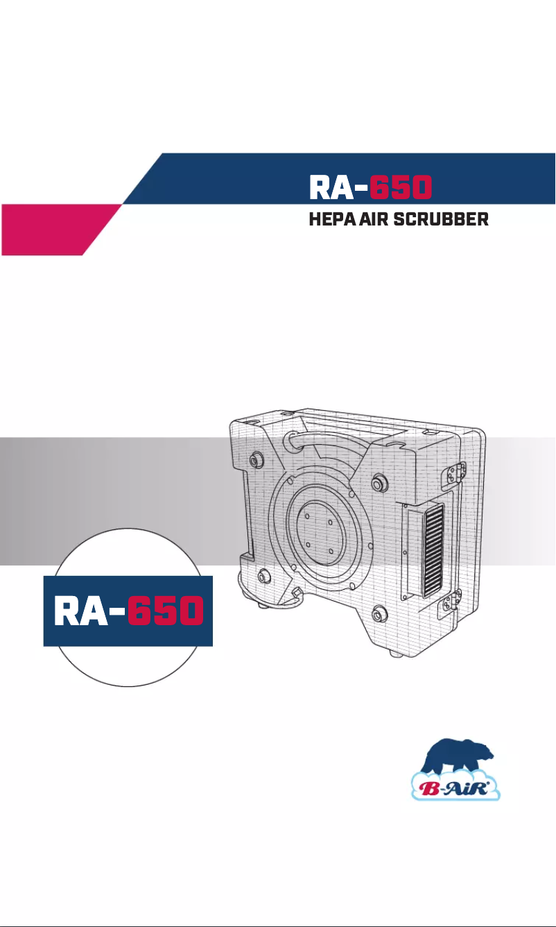 Página 1 del manual Manual de usuario B-Air RA-650