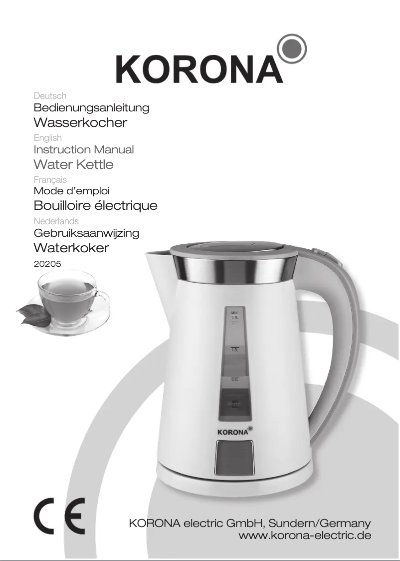 Página 1 del manual Manual de usuario Korona 20205