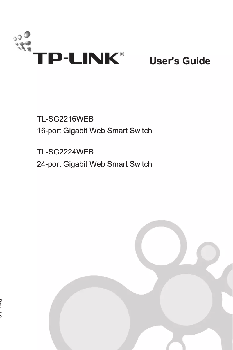 Página nº 1 - Manual de usuario TP-Link TL-SG2224WEB