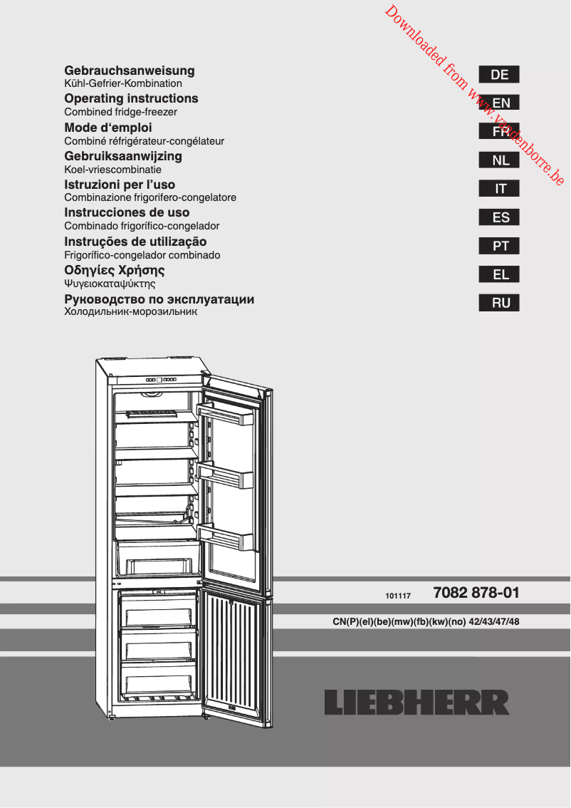 Página 1 del manual Manual de usuario Liebherr CNPel 4313-21