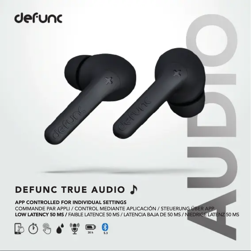 Página 1 del manual Manual de usuario Defunc True Audio
