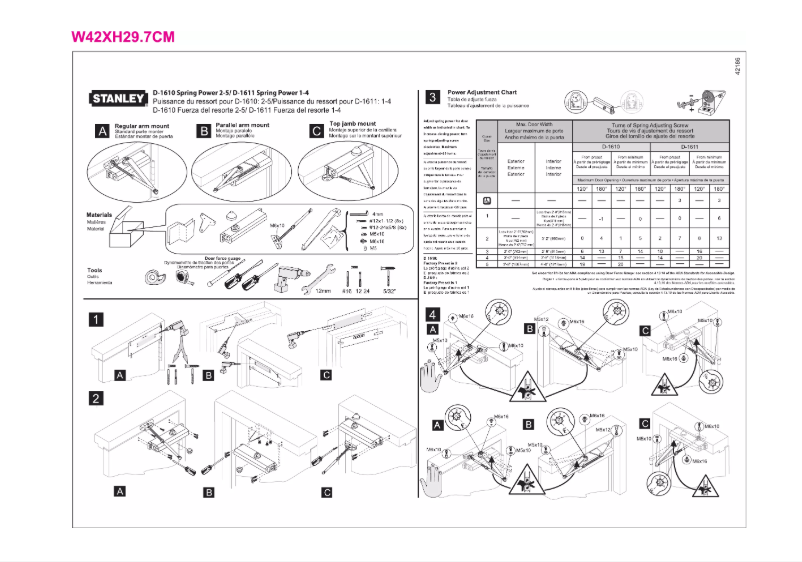 Página 1 del manual Manual de usuario Stanley D1610