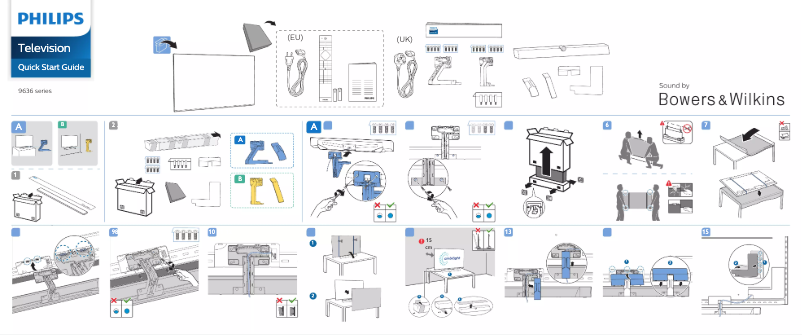Imagen de la primera página del manual del dispositivo 65PML9636