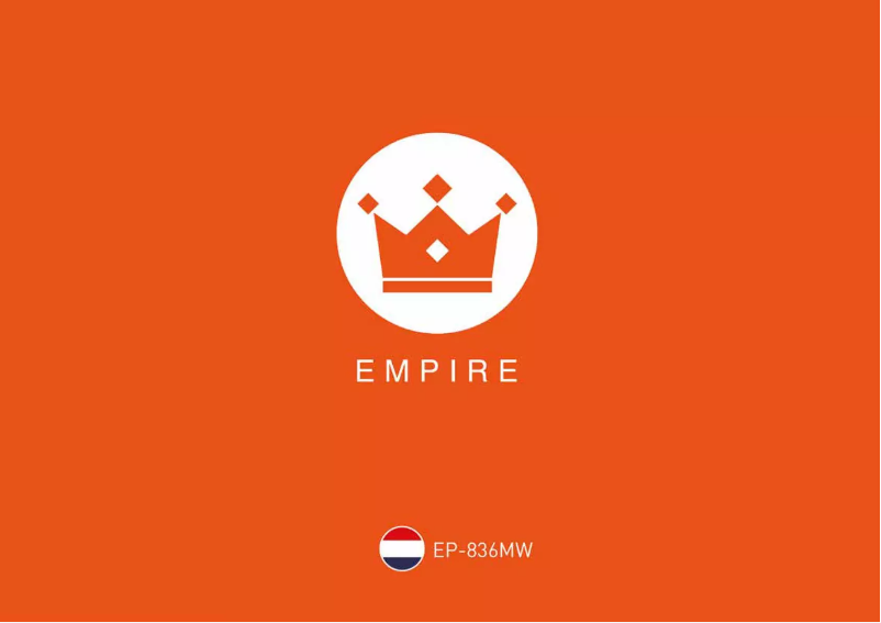 Imagen de la primera página del manual del dispositivo EP-836MW