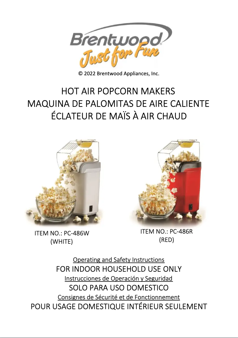 Página 1 del manual Manual de usuario Brentwood PC-486W