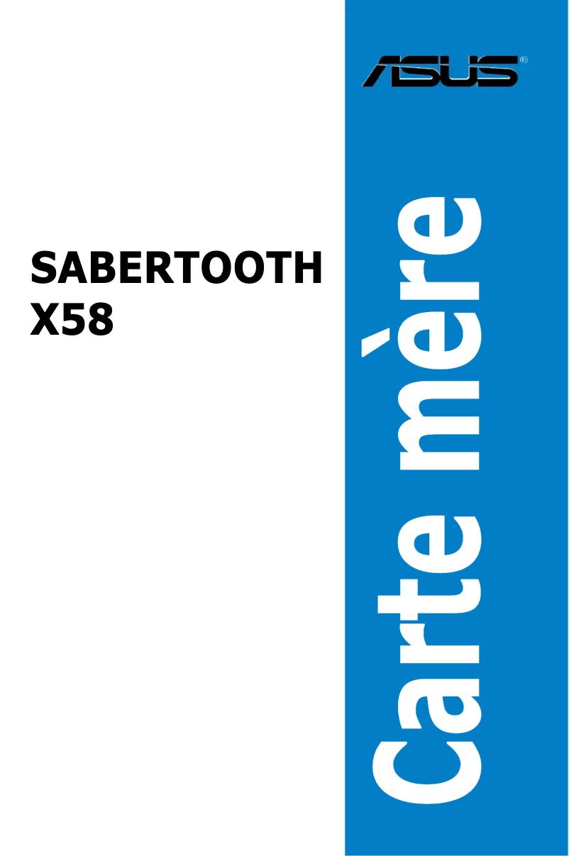 Página 1 del manual Manual de usuario Asus SABERTOOTH X58