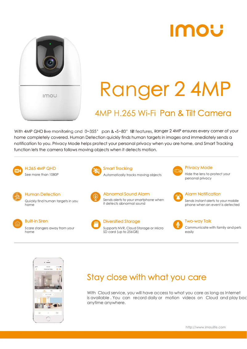 Imagen de la primera página del manual del dispositivo Ranger 2 4MP