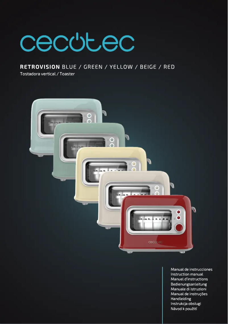 Página 1 del manual Manual de usuario Cecotec RetroVision