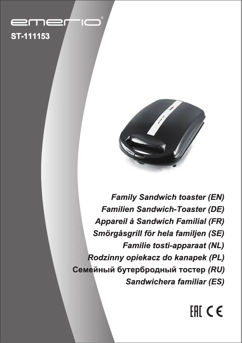Página 1 del manual Manual de usuario Emerio ST-111153
