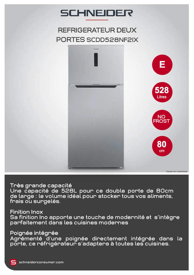 Imagen de la primera página del manual del dispositivo SCDD528NF2IX