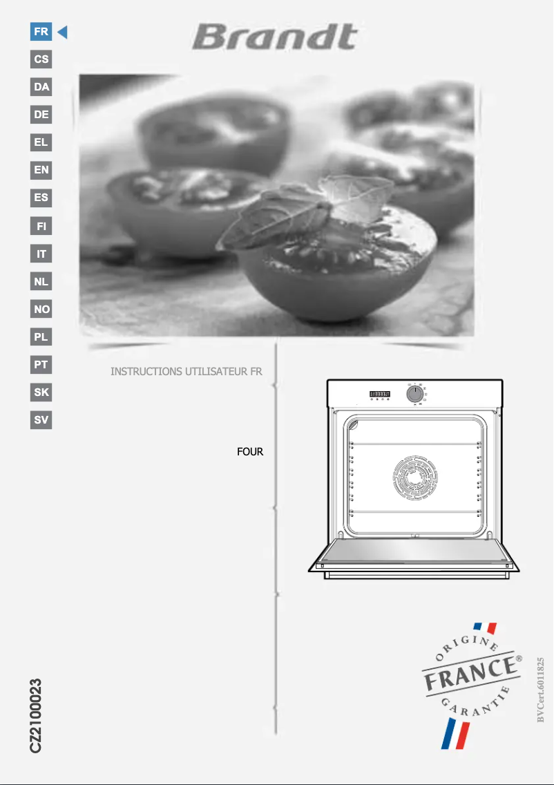 Página 1 del manual Manual de usuario Brandt BOP7332