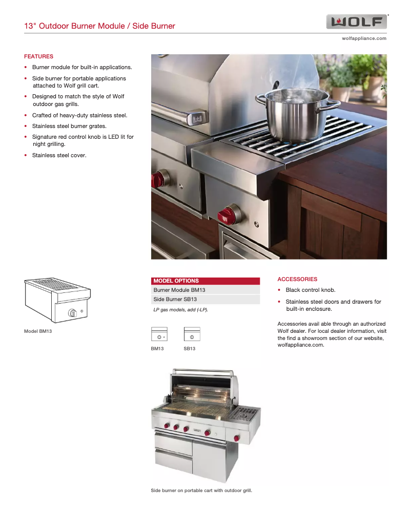 Página 1 del manual Manual de usuario Wolf SB13