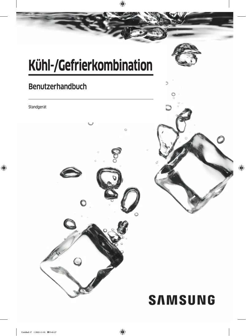 Página 1 del manual Manual de usuario Samsung RF5GA5202B1