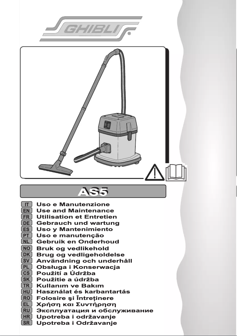Imagen de la primera página del manual del dispositivo AS5
