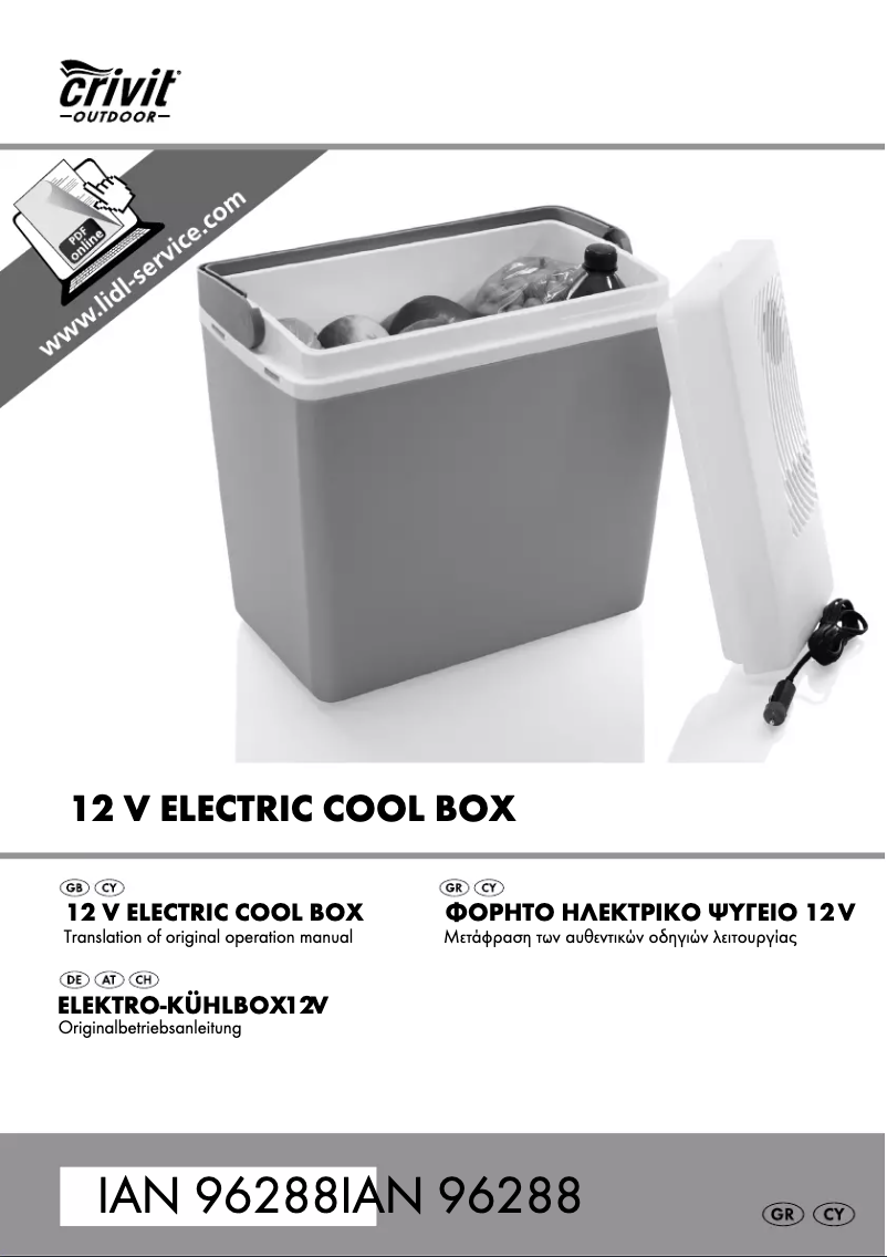 Página 1 del manual Manual de usuario Crivit IAN 96288