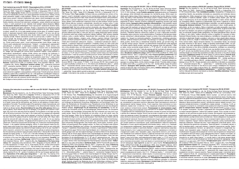 Página 1 del manual Manual de usuario Yato YT-73611