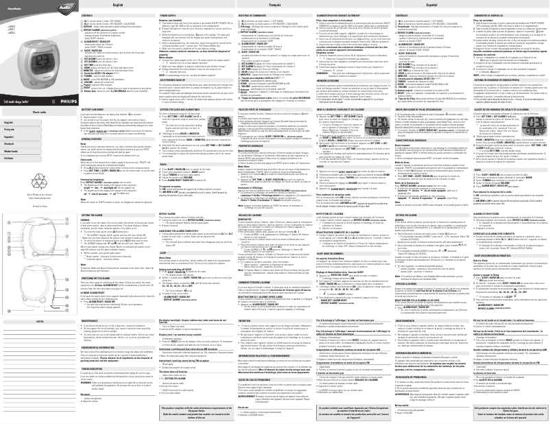 Imagen de la primera página del manual del dispositivo AJ3052