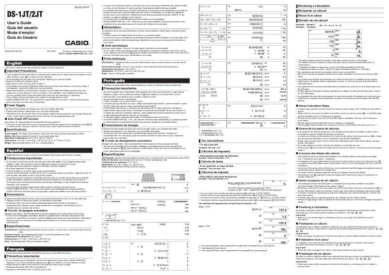 Imagen de la primera página del manual del dispositivo DS-2JT