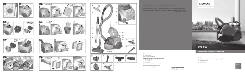 Imagen de la primera página del manual del dispositivo VSX4A212