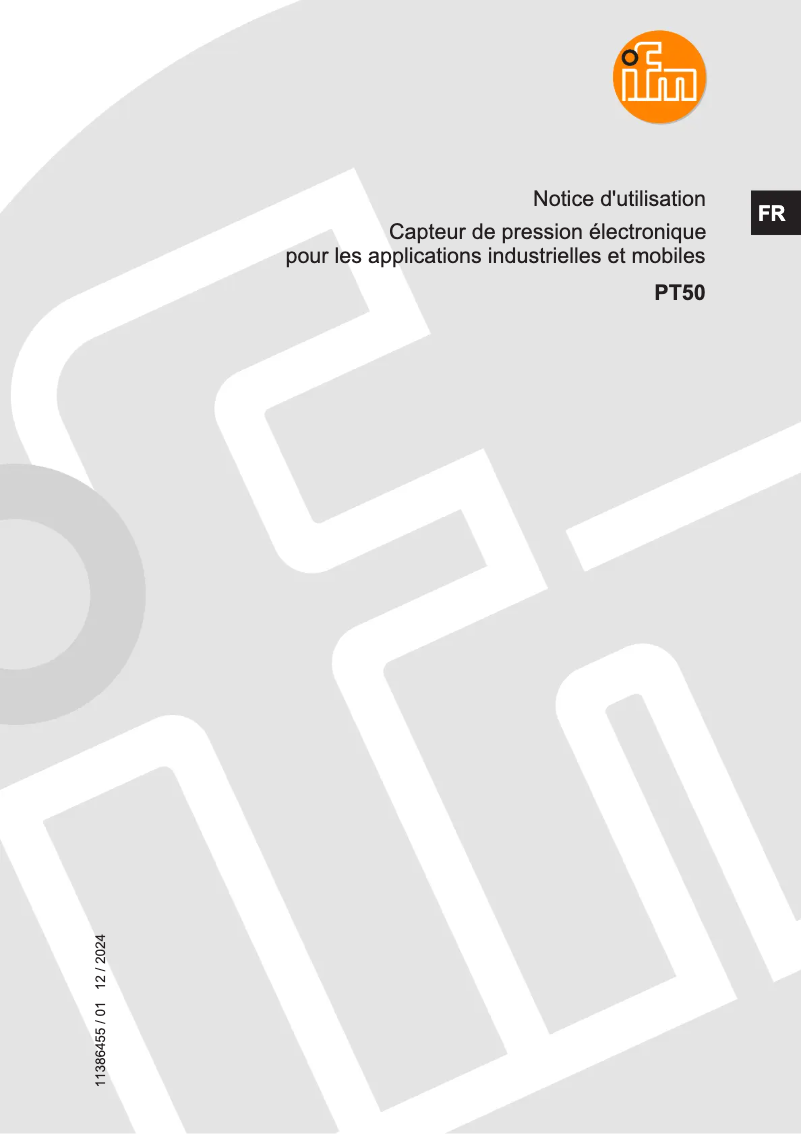 Imagen de la primera página del manual del dispositivo PT5023
