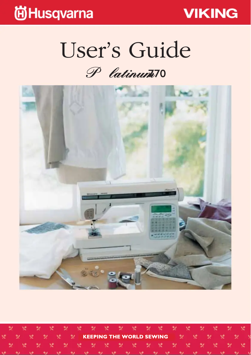 Página 1 del manual Manual de usuario Husqvarna Platinum 770