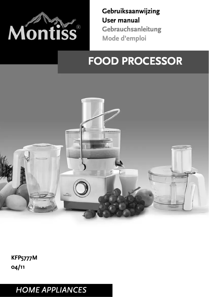 Página 1 del manual Manual de usuario Montiss KFP5777M