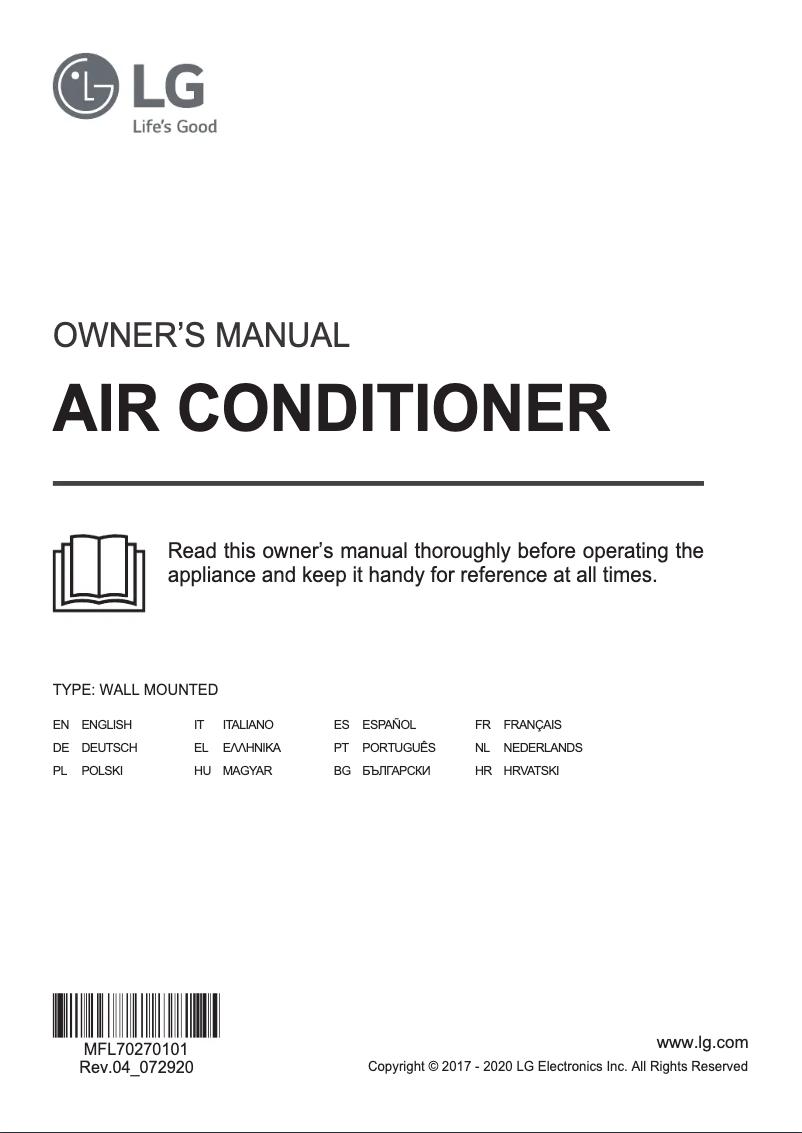 Página 1 del manual Manual de usuario LG H12AP