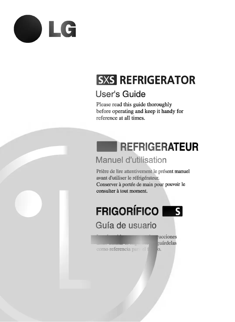 Página 1 del manual Manual de usuario LG GS72W63CEF