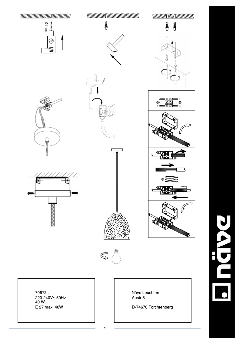 Página 1 del manual Manual de usuario Näve Agra