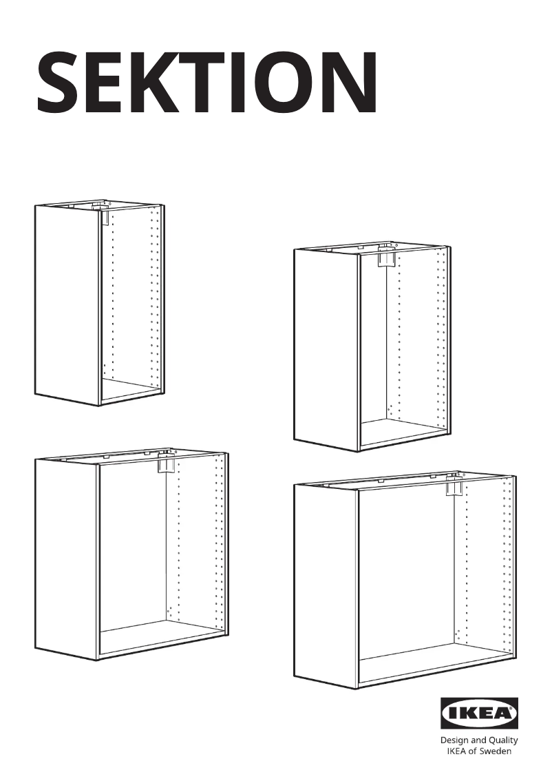 Imagen de la primera página del manual del dispositivo SEKTION 402.653.95