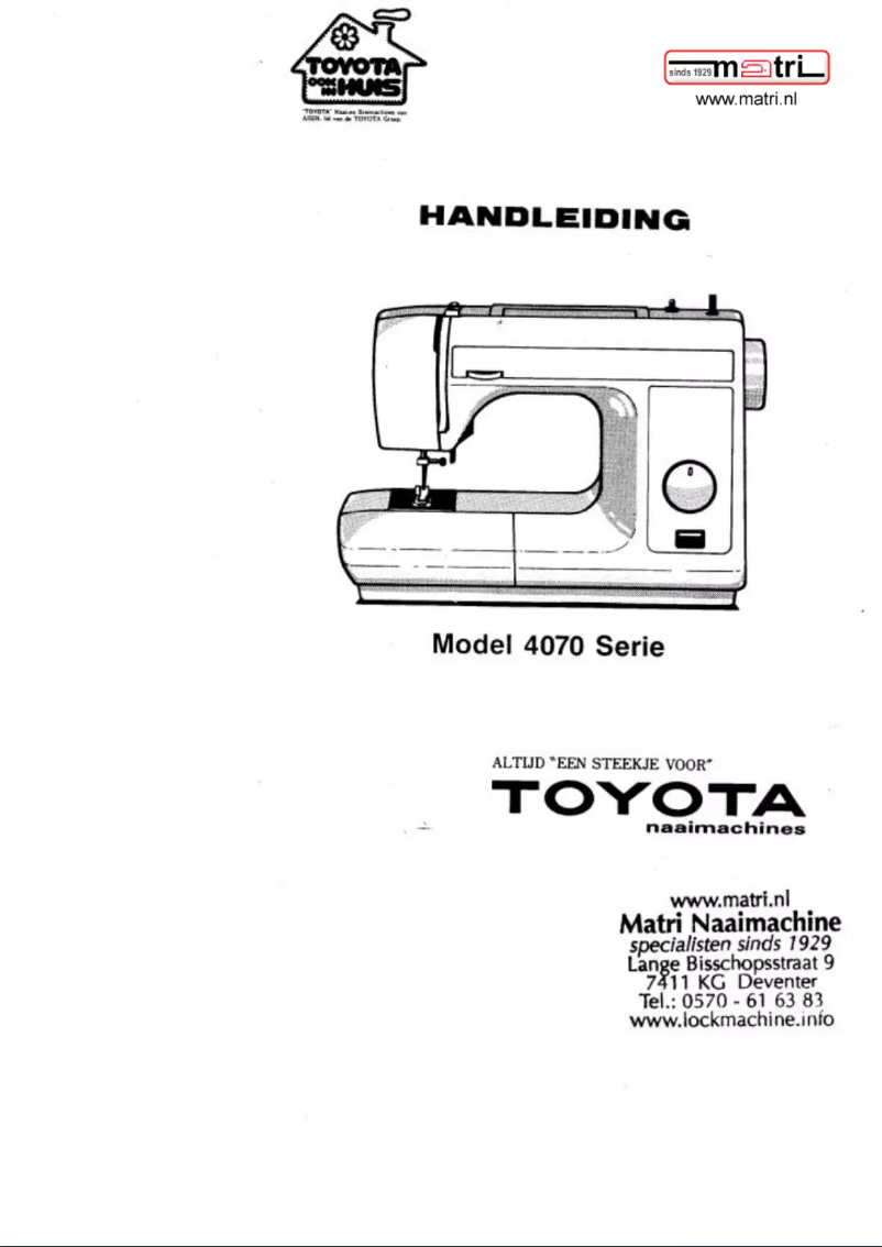 Página 1 del manual Manual de usuario Toyota 4070