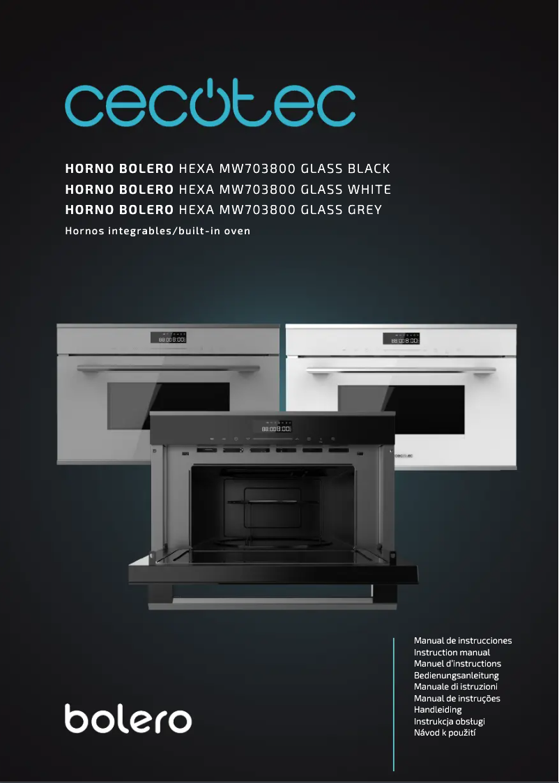 Página 1 del manual Manual de usuario Cecotec Bolero Hexa MW703800
